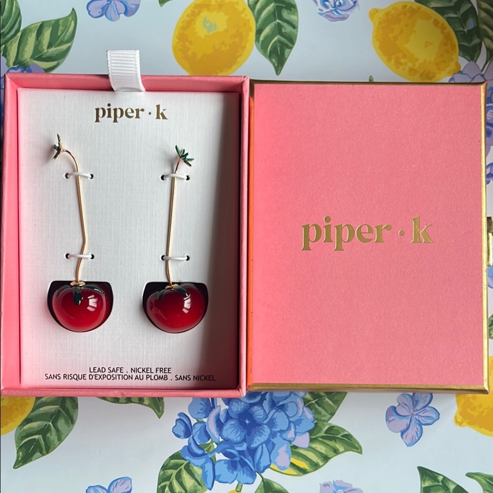 Cherry 🍒 Red and Gold Jewelry Accessories